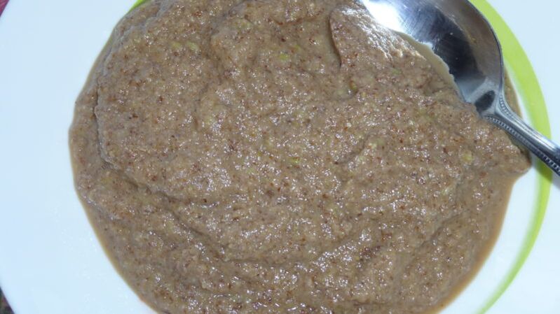 flaxseed porridge for slimming