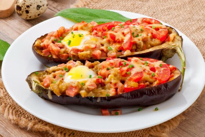 roasted eggplants with vegetables for high cholesterol
