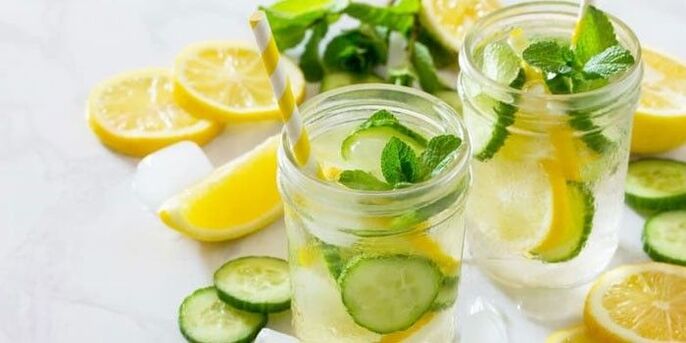 lemon water with cucumber for weight loss